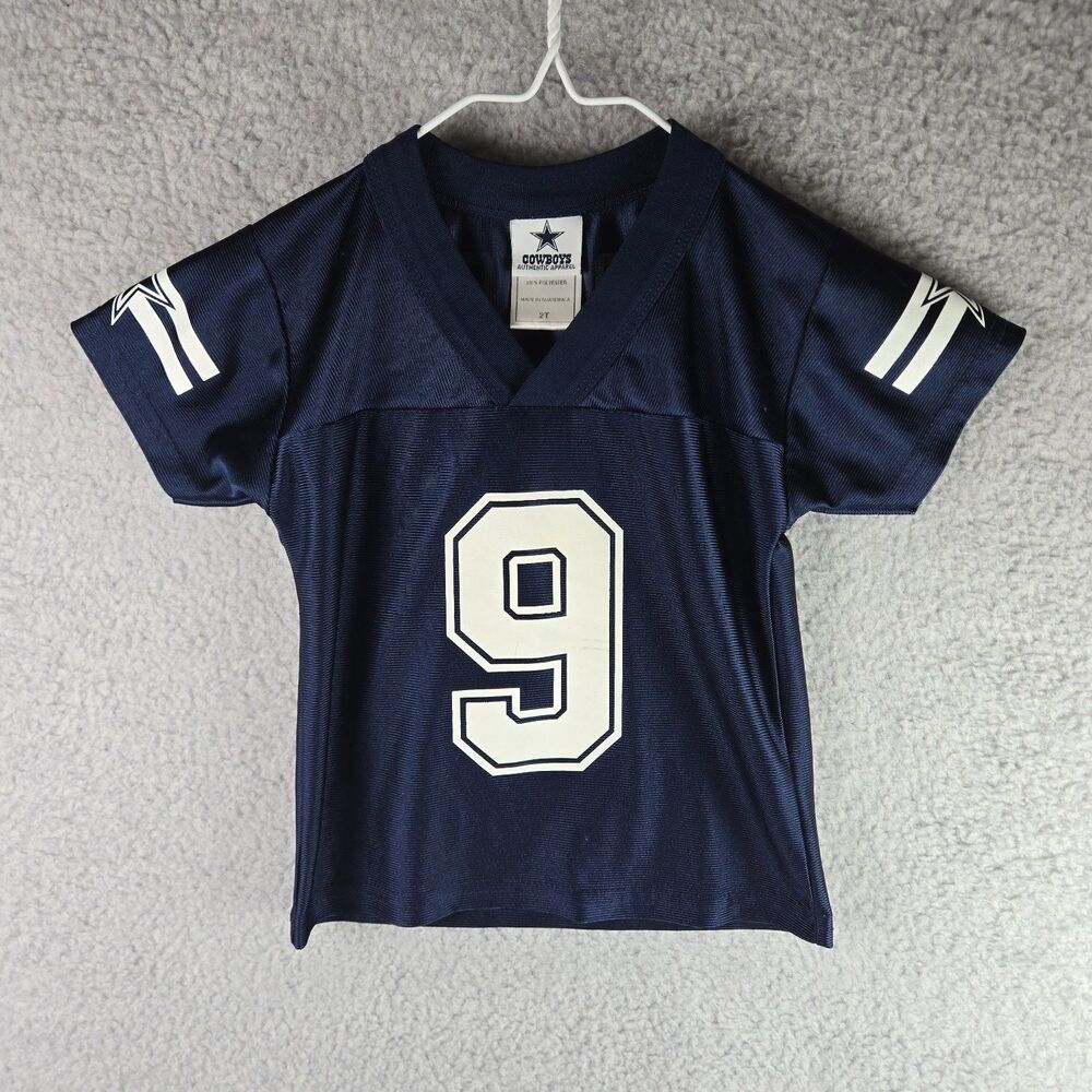 Cowboys Authentic Dallas / Tony Romo Football Toddler Jersey #9 Kids 2T